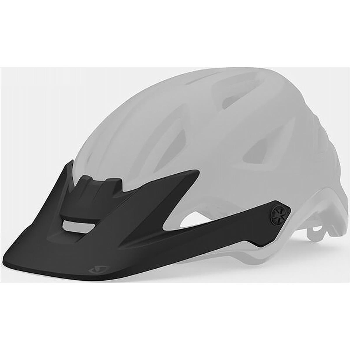 0196178012133 - Ersatzvisier Schwarz Matt für GIRO MERIT SPHERICAL Helm 55-59 cm 2022