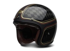 0196178111690 - Carbon Integralhelm Custom 500 RSD Checkmate Schwarz-Gold