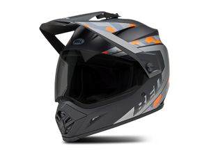 0196178116282 - Adventurehelm Mx-9 Adv Mips Matt Schwarz-Orange