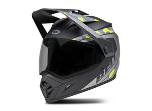 0196178116336 - Adventurehelm Mx-9 Adv Mips Matt Schwarz-Gelb