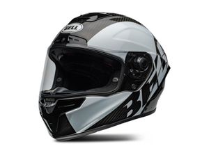 0196178181587 - Integralhelm Race Star DLX Flex Schwarz-Weiß