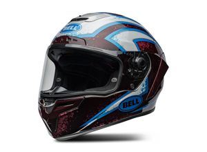 0196178186407 - Integralhelm Race Star DLX Flex Rot-Silber