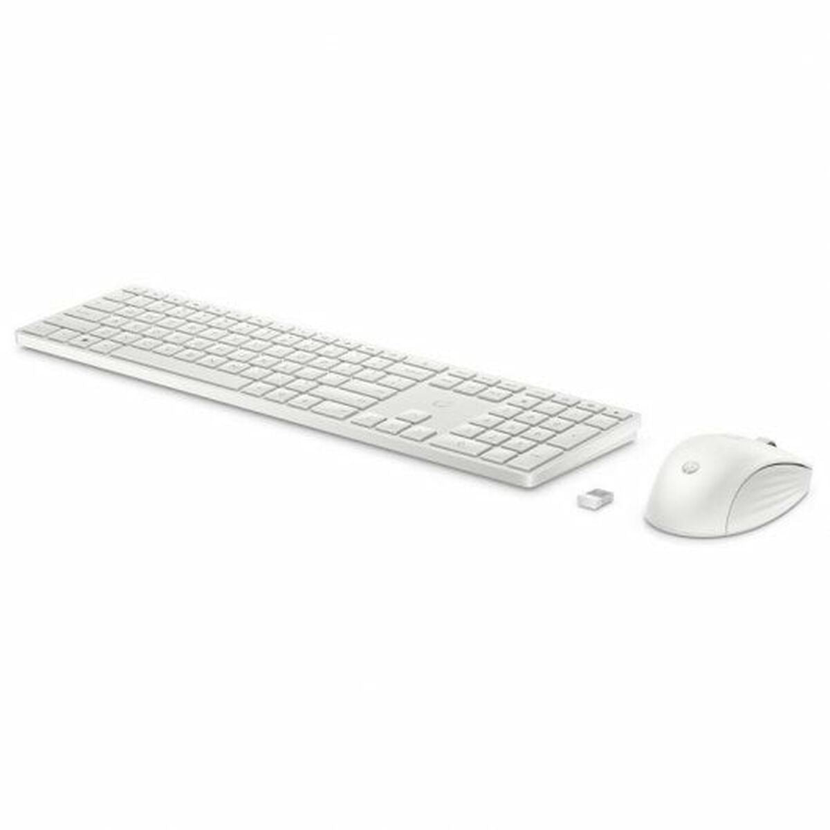 0196188142165 - Tastatur und drahtlose Maus 4R016AA Weißer Spanisch QWERTY