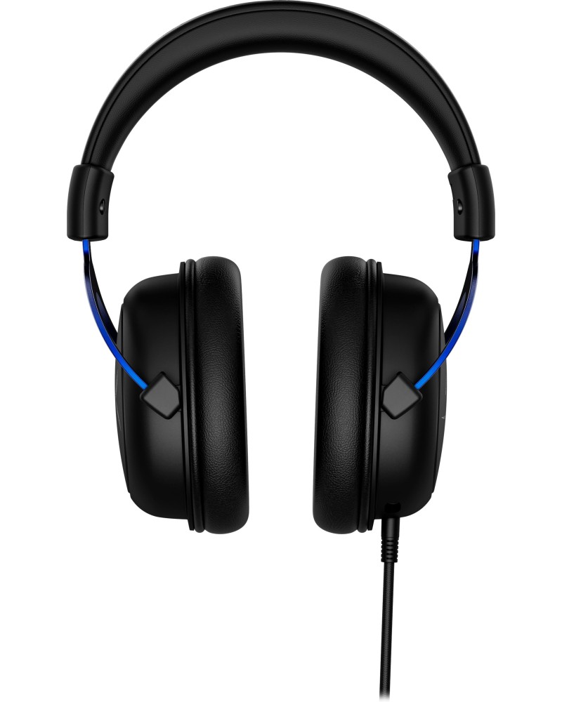 0196188486788 - HyperX Cloud - Headset - ohrumschließend - kabelgebunden - 35 mm Stecker - Schwarz Blau