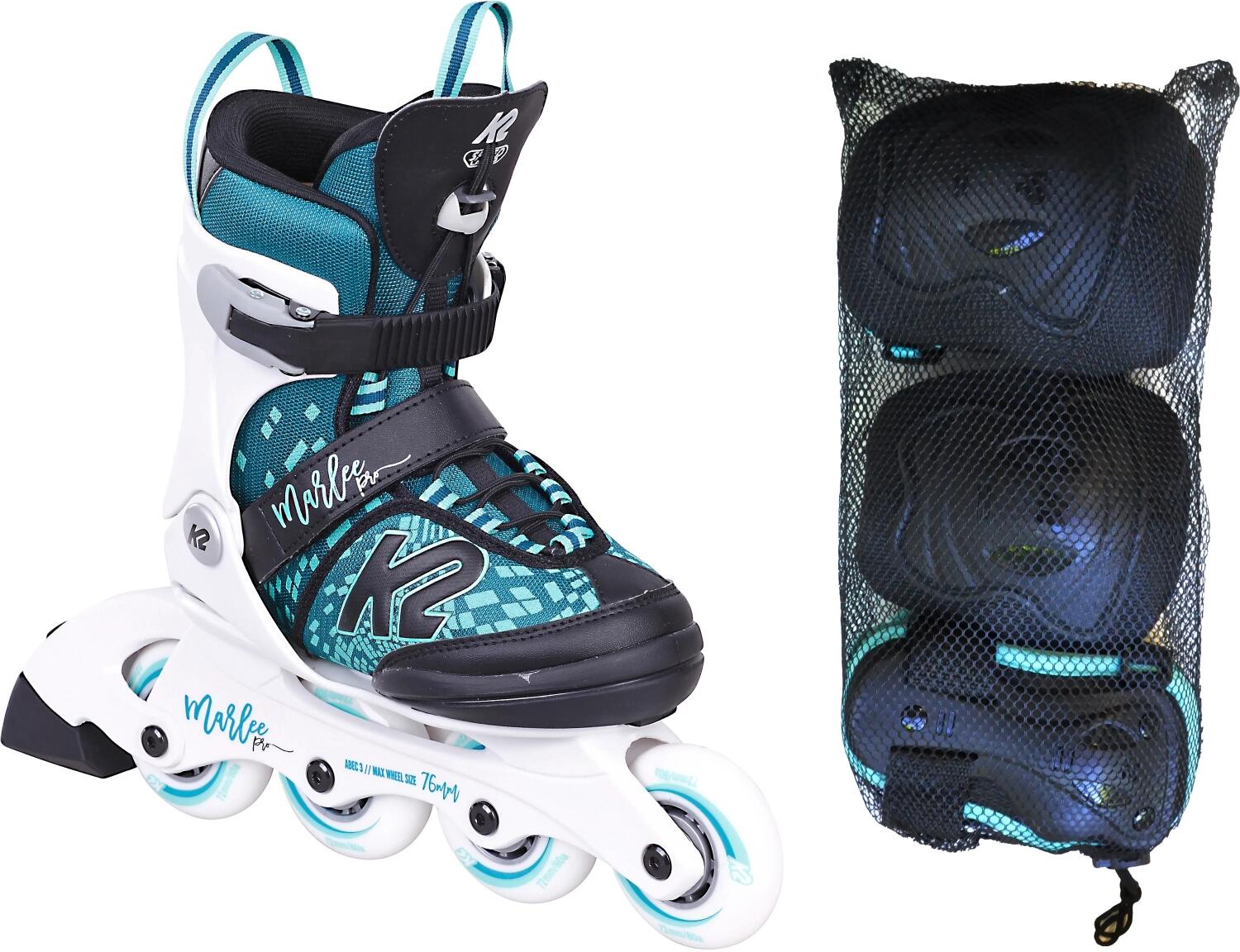 0196222102261 - K2 Inlineskate Set Marlee Pro Pack Kids (Größe 290-340 (S) design)