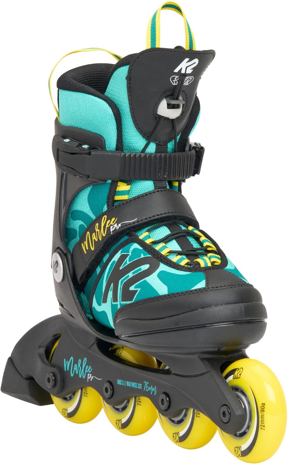 0196222129466 - K2 Marlee Pro Inlineskate Jr Girl (290-340 (S) green yellow (70-er Räder)) 0196222129466 - K2 Marlee Pro Inlineskate Jr Girl (290-340 (S) green yellow (70-er Räder))