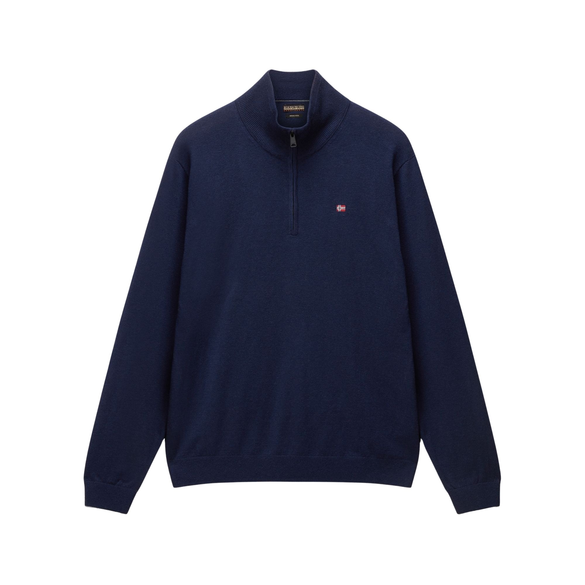 0196249370780 - Wollpullover mit Troyer-Kragen