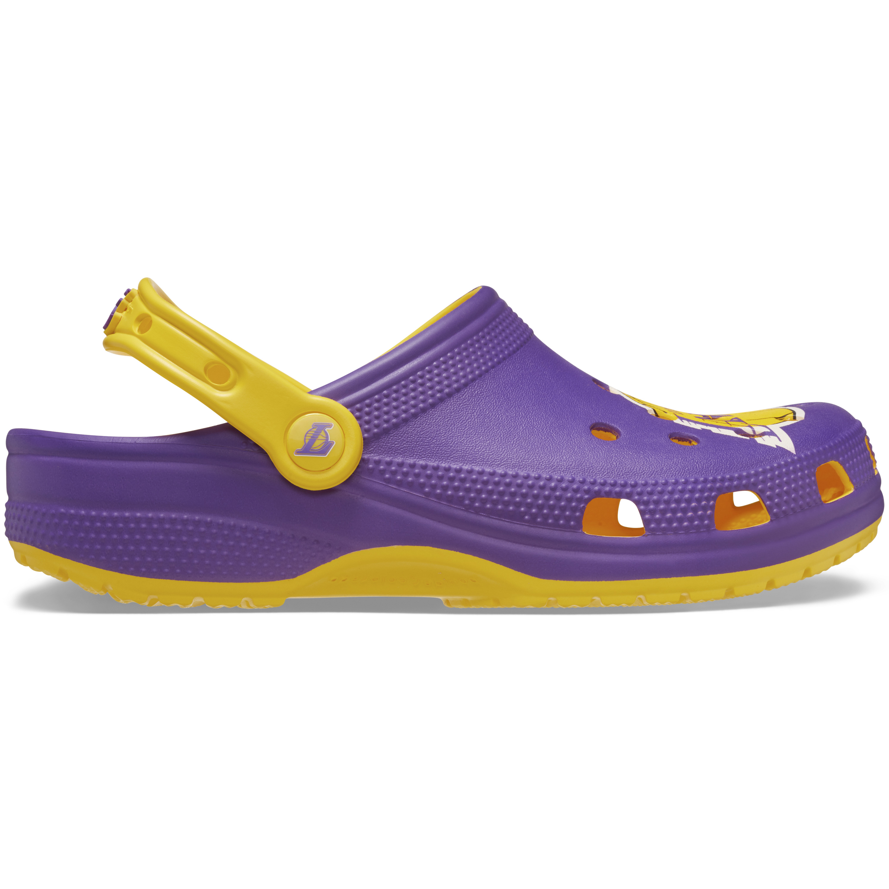 0196265334889 - Clogs Los Angeles Lakers