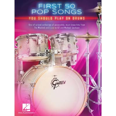 0196288082491 - First 50 Pop songs you should play on drums