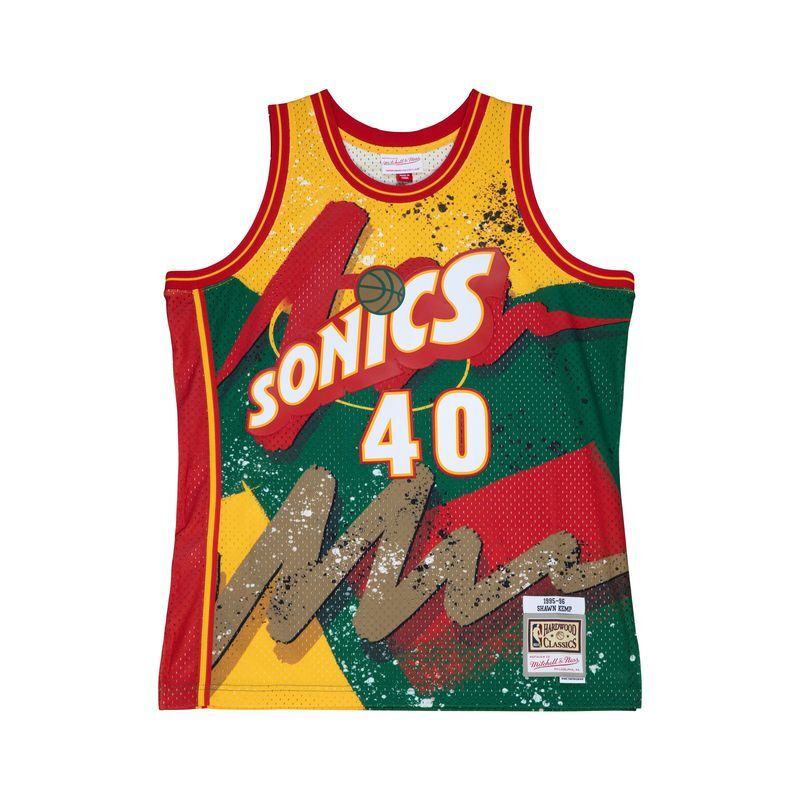 0196294004869 - NBA-Trikot Seattle Supersonics Hyper Hoops Swingman 1995 Shawn Kemp