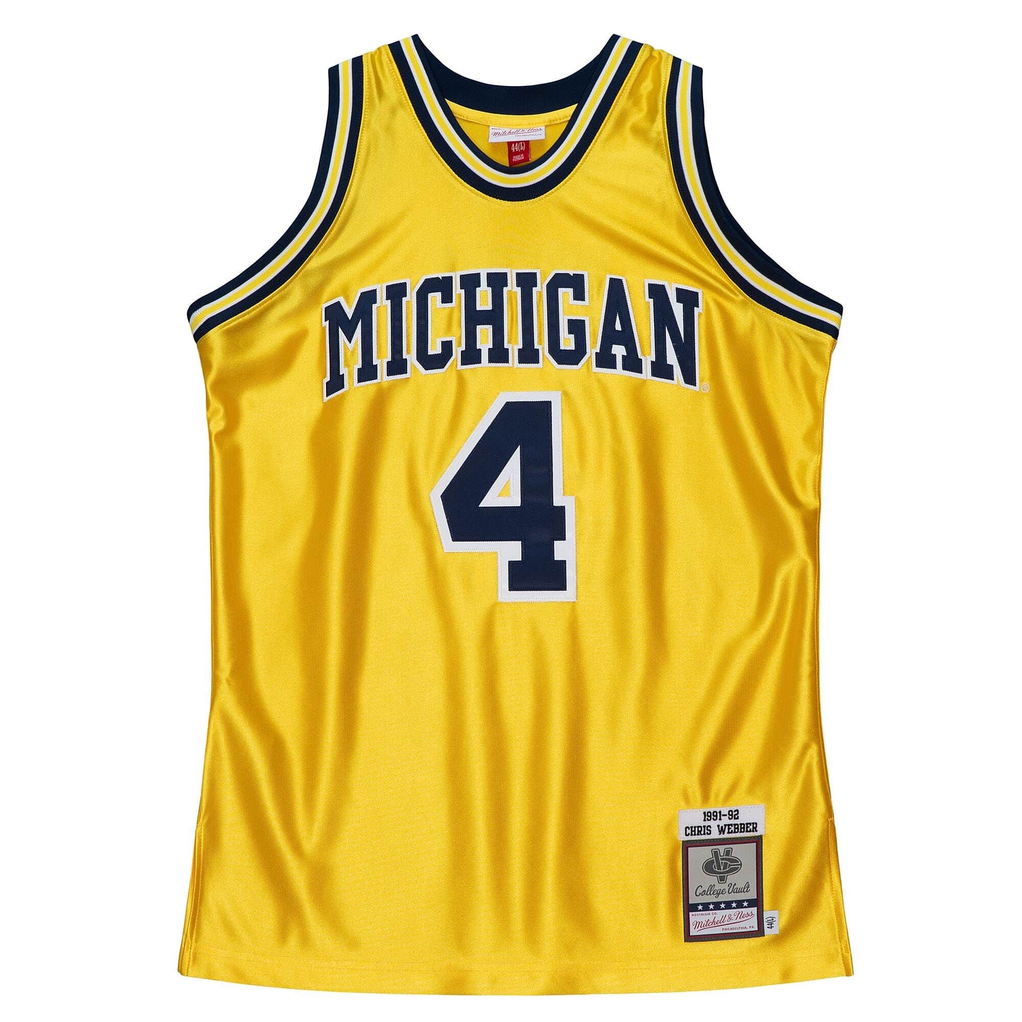 0196294171783 - Trikot Michigan Wolverines NCAA 1991 Chris Webber