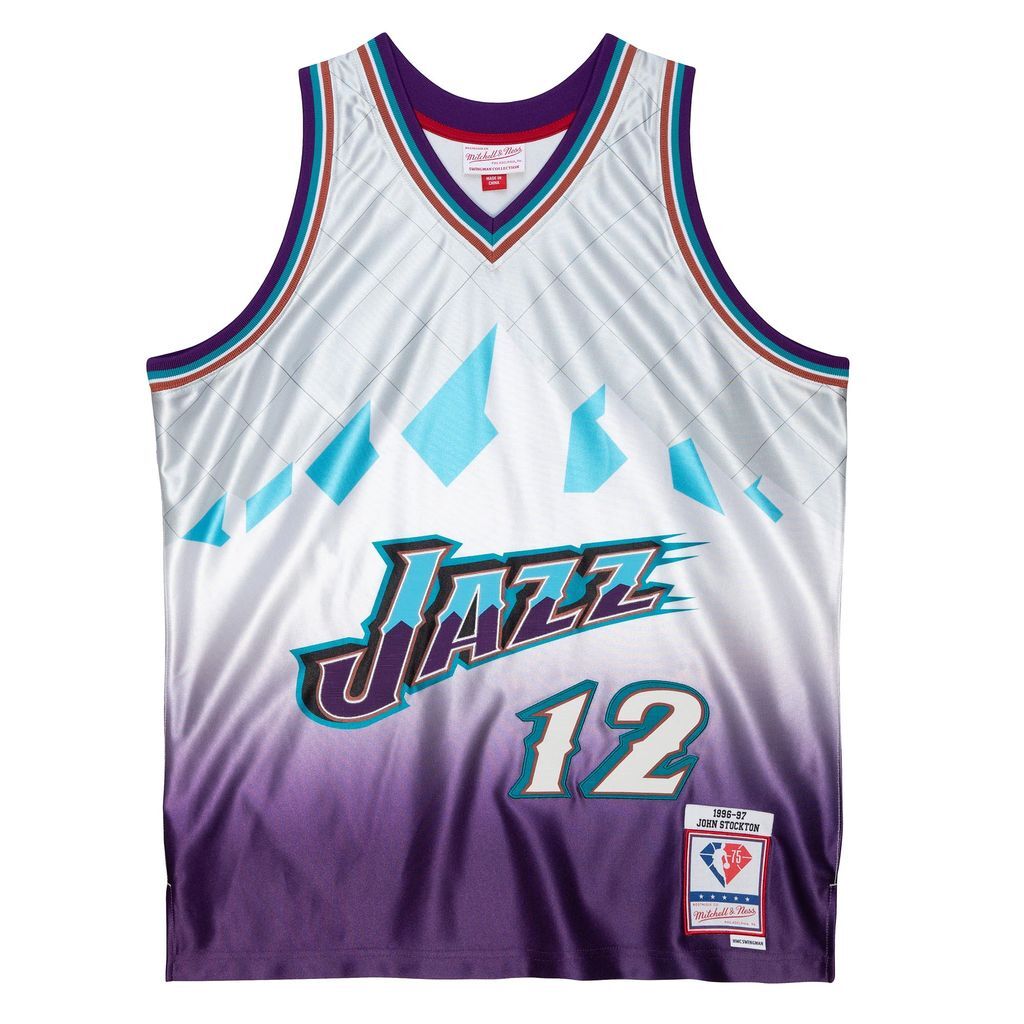 0196294250242 - NBA-Trikot Utah Jazz John Stockton