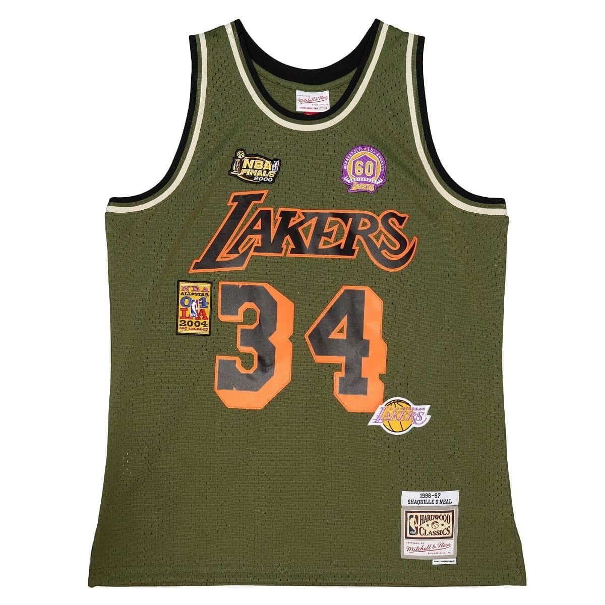 0196294386255 - Maillot NBA Los Angeles Lakers Shaquille O’Neale Flight Swingman 1996
