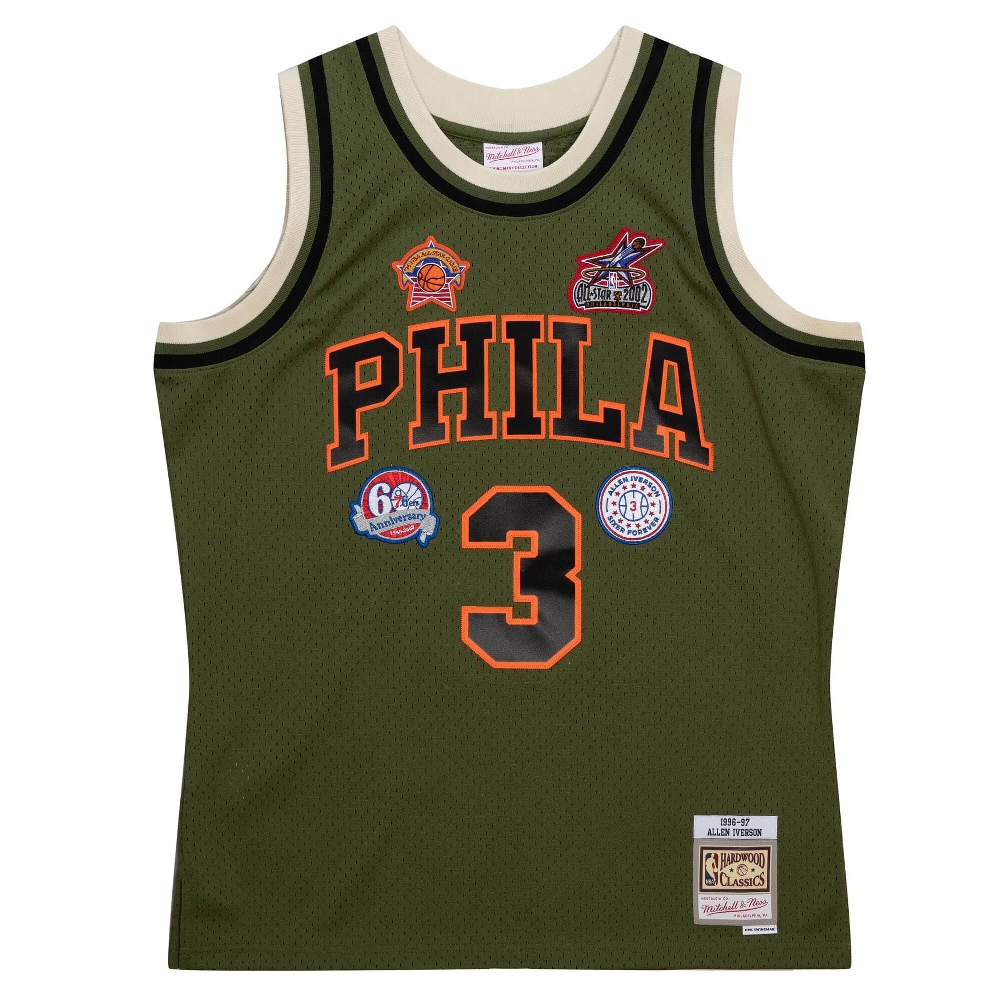 0196294386521 - Trikot Philadelphia 76ers NBA Flight Swingman 1996 Allen Iverson