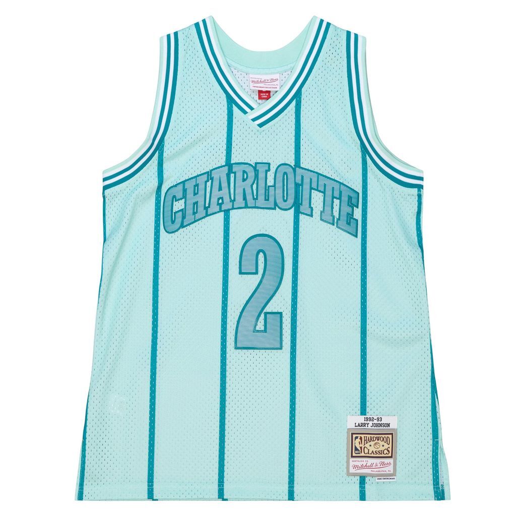 0196294445303 - NBA-Trikot Charlotte Hornets Larry Johnson