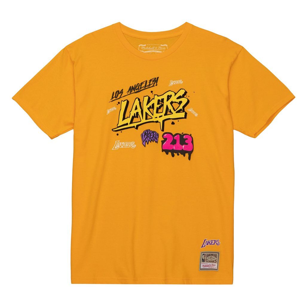 0196294497623 - T-Shirt Los Angeles Lakers NBA Slap Sticker 0196294497623 - T-Shirt Los Angeles Lakers NBA Slap Sticker