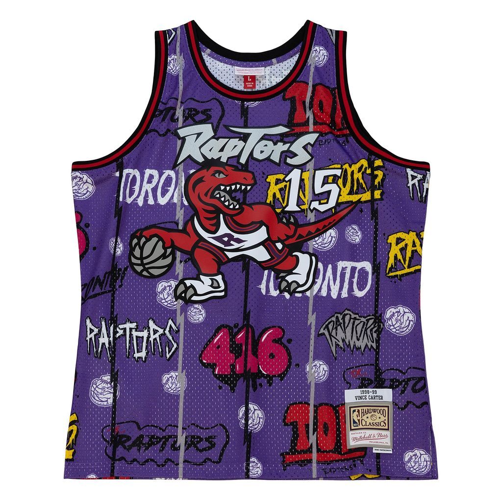 0196294502310 - NBA-Trikot Toronto Raptors Slap Sticker Swingman 1998 Vince Carter 0196294502310 - NBA-Trikot Toronto Raptors Slap Sticker Swingman 1998 Vince Carter