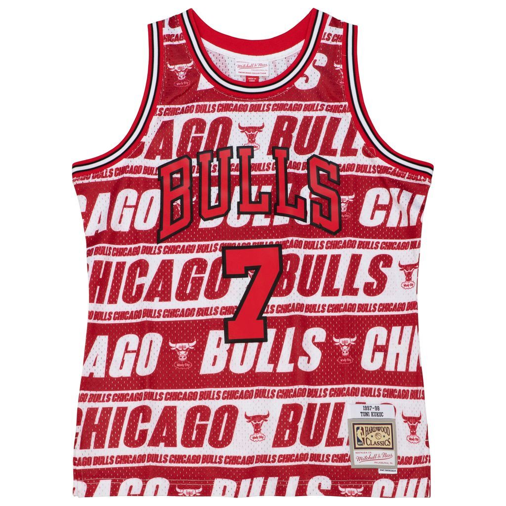 0196294502440 - NBA-Trikot Chicago Bulls Teamwrap Swingman Jersey Bulls 1997 Toni Kukoc
