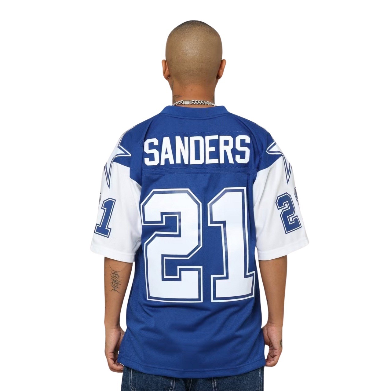 0196294559192 - Trikot mit Rundhalsausschnitt Dallas Cowboys NFL N&N 1996 Deion Sanders