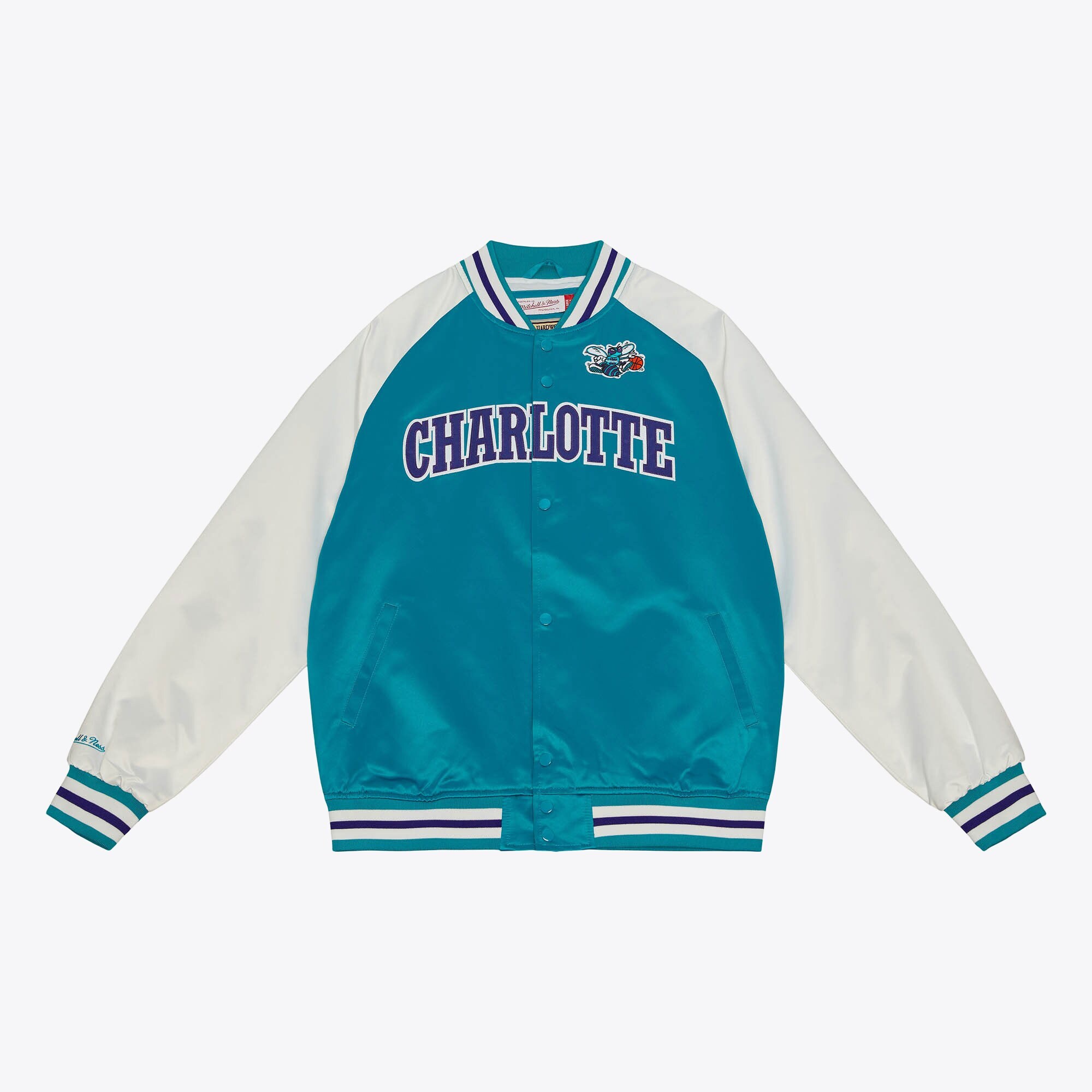 0196294940914 - Satin-Jacke Charlotte Hornets Primetime