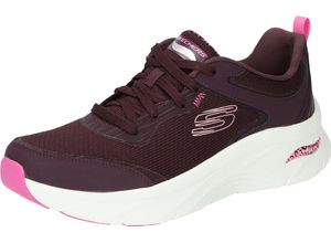 0196311978494 - SKECHERS® Sneaker Leder Fersenlasche für Damen rot 38