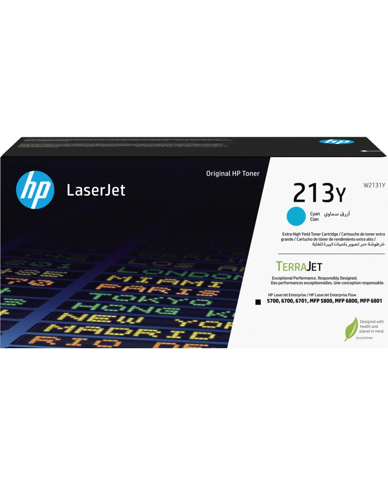 0196337061477 - 213Y - Besonders hohe Ergiebigkeit - Cyan - original - LaserJet - Tonerpatrone (W2131Y)