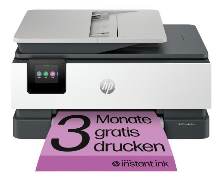 0196337163874 - Officejet Pro 8122e All-in-One Multifunktionsdrucker Tintenstrahl Farbe A4 Drucker Scanner Kopierer ADF Duplex LAN Instant Ink USB WLAN Bluetooth®