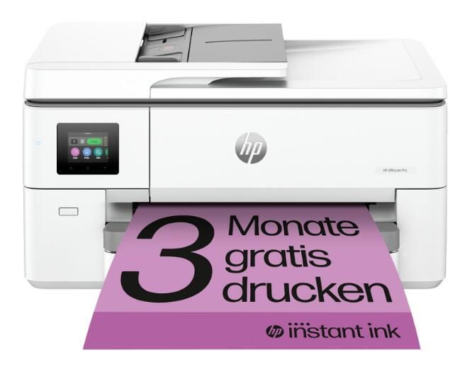 0196337488021 - Officejet Pro 9720e Wide Format All-in-One Multifunktionsdrucker Tintenstrahl Farbe A3 Drucker Scanner Kopierer ADF Bluetooth® Duplex Instant Ink