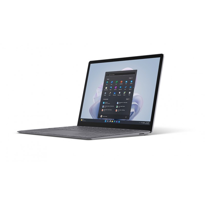 0196388028337 - Surface Laptop 5 for Business - Intel Core i5 1245U   16 GHz - Evo - Win 11 Pro - Iris Xe Graphics - 16GB RAM - 256GB SSD - 343 cm (135) Touchscreen 2256 x 1504 - Wi-Fi 6 - Platin - kbd Deutsch (R7B-00005)