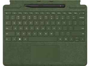 0196388072613 - Surface Pro Signature Keyboard - Tastatur - mit Touchpad Beschleunigungsmesser Surface Slim Pen 2 Ablage- und Ladeschale - QWERTZ - Deutsch - Wald