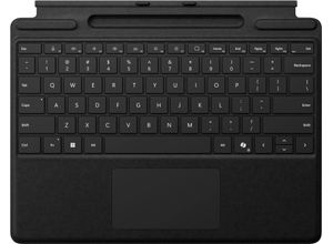 0196388355648 - MICROSOFT Tastatur mit Touchpad Surface Pro Stiftaufbewahrung Tastaturen schwarz Tastaturen