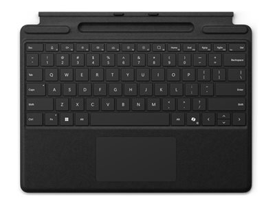 0196388356539 - Surface Pro Keyboard - keyboard - with trackpad accelerometer Surface Slim Pen 2 storage and charging tray - black Input Device - Tastaturen - Schwarz