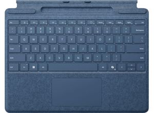 0196388357130 - MICROSOFT Tastatur mit Touchpad Surface Pro Stiftaufbewahrung Tastaturen blau (saphirblau) Tastaturen