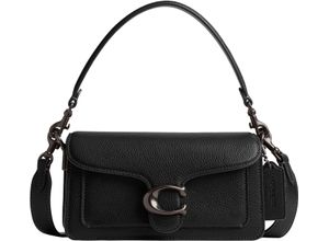 0196395099573 - COACH Schultertasche Leder Magnetdruckknopf für Damen schwarz