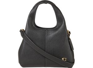 0196395099580 - COACH Schultertasche Leder Magnetverschluss für Damen schwarz