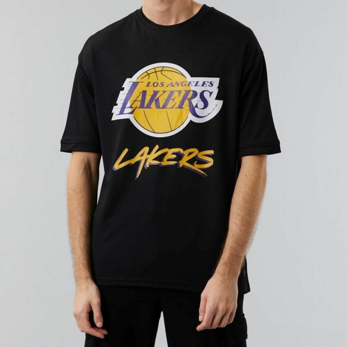 0196499540551 - Kurzarm-T-Shirt MESH TEE LOSLAK BLKTRP New Era 60284737 Schwarz 0196499540551 - Kurzarm-T-Shirt MESH TEE LOSLAK BLKTRP New Era 60284737 Schwarz
