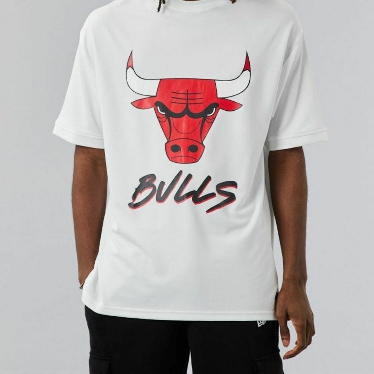 0196499540674 - Kurzarm-T-Shirt NBA SCRIPT MESH New Era WHIFDR 60284736 Weiß