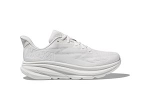 0196565174475 - HOKA Clifton 9 Laufschuhe Herren in white-white