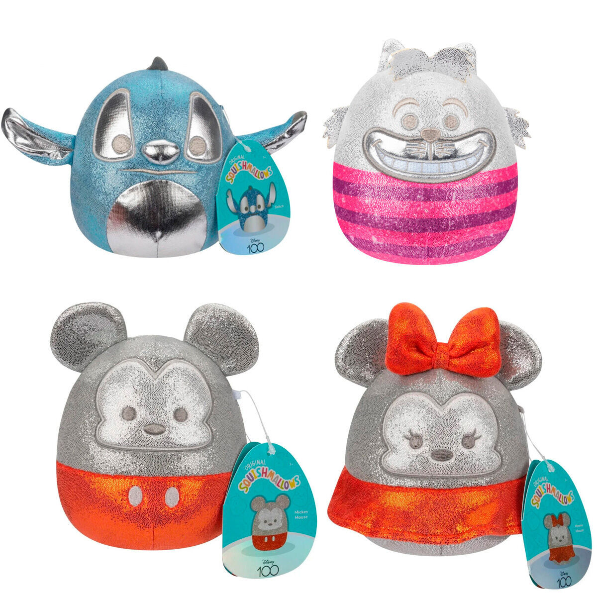 0196566196490 - Little Plush (5 D100 4-pc Box Set) (Mickey Stitch Cheshire Cat Minnie)