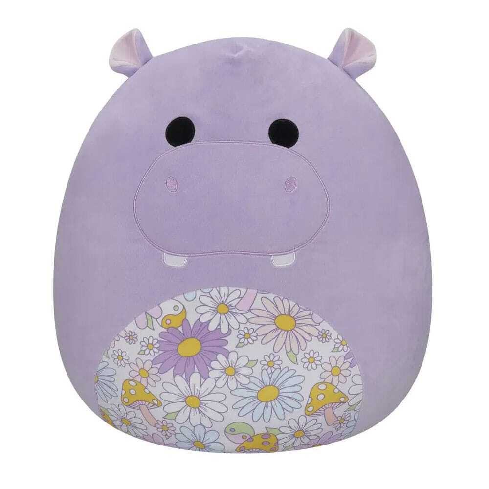 0196566412477 - Stofftier Squishmallows Purple Hippo with Floral Belly Hanna
