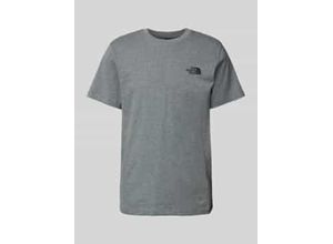 0196575400366 - T-Shirt mit Label-Print Modell SIMPLE DOME