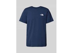 0196575400502 - T-Shirt mit Label-Print Modell SIMPLE DOME