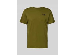 0196575400564 - T-Shirt mit Label-Print Modell Simple Dome