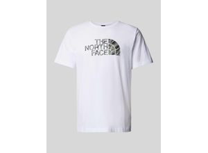 0196575421156 - T-Shirt mit Label-Print Modell EASY