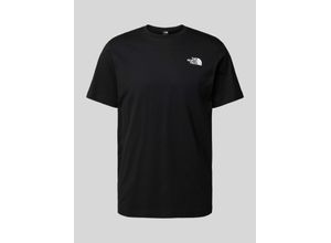 0196575424850 - THE NORTH FACE® T-Shirt Logo-Detail Baumwolle für Herren schwarz S