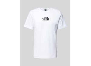 0196575425840 - T-Shirt mit Label-Print