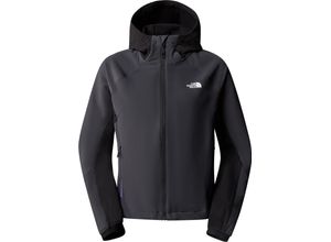 0196575572018 - THE NORTH FACE® Softshelljacke Kapuze Stehkragen für Damen grau XL