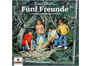 0196587241223 - Fünf Freunde und das unterirdische Versteck (Folge 151) - Enid Blyton (Hörbuch)