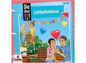 0196587669621 - Die drei !!! - Luftballonküsse (Folge 84) - Die drei !!! Die Drei !!! (Hörbuch)