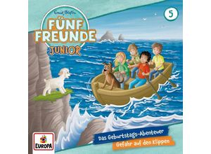 0196588905421 - Fünf Freunde JUNIOR - Das Geburtstags-Abenteuer Gefahr auf den Klippen1 Audio-CD - (Hörbuch)